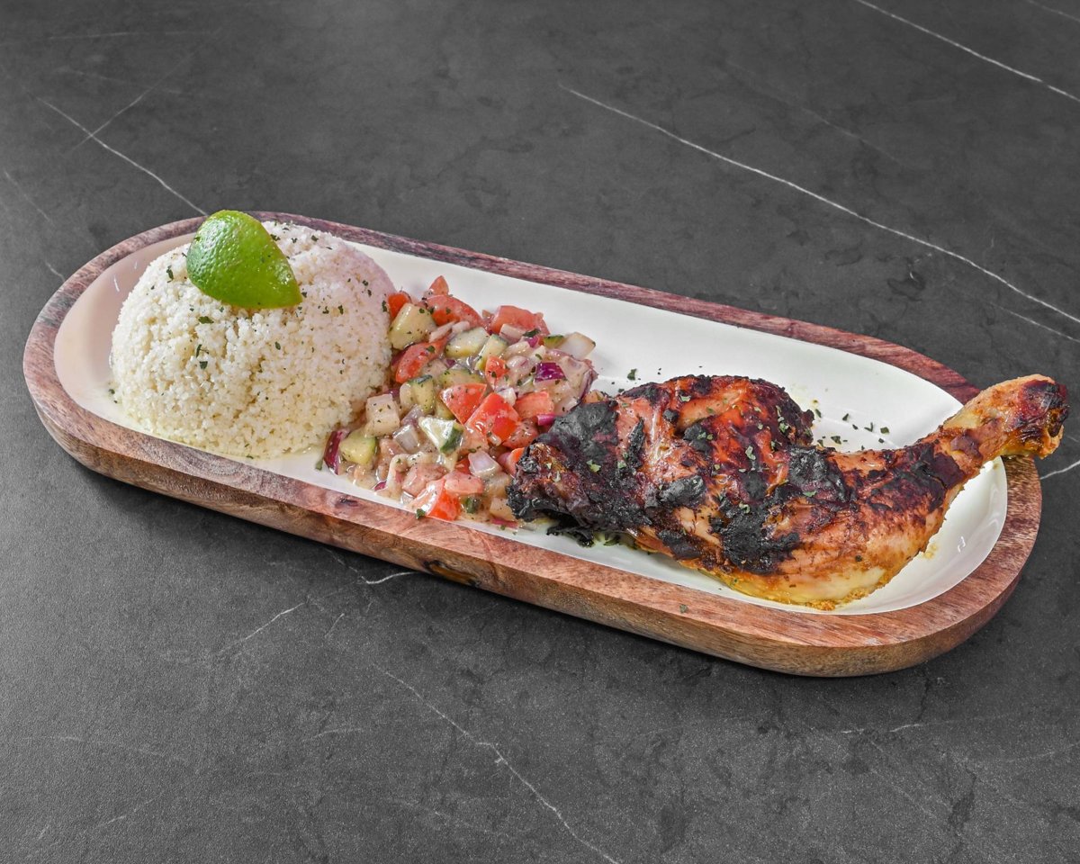 Attiéké au poulet
