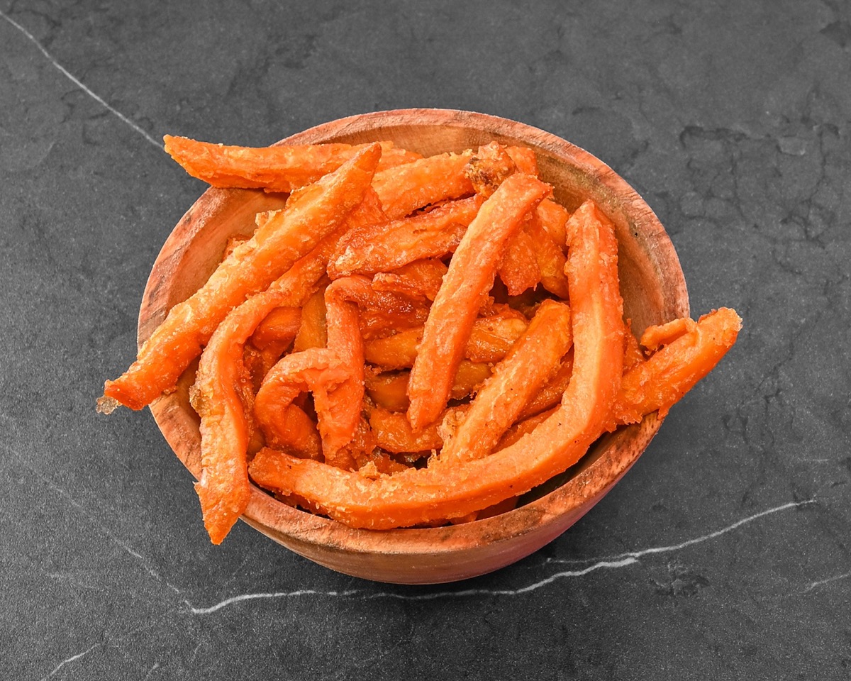 Frites de patate douce maison, croustillantes
